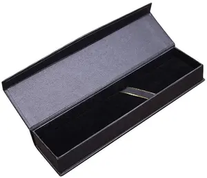 Pena Bolpoin Perhiasan Hitam Mewah, Kotak Hadiah dengan Koleksi Pensil Bantal Ulang Tahun Bisnis