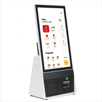 Kiosque d'enregistrement visiteur à commande automatique à écran tactile de 21.5 pouces 23.8 pouces à vendre