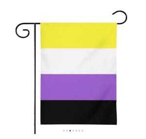 Jual promo LGBTQIA bendera pelangi taman tahan air dua sisi Digital dicetak pengiriman cepat - Product Image 2