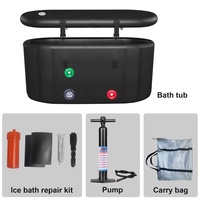 Nouveau Style Logo personnalisé baignoire à glace gonflable adulte et bébé sport bain de glace refroidisseur d'eau pour la thérapie de l'eau froide