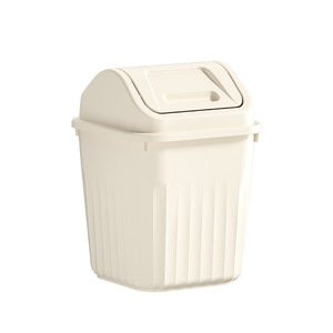 <span class=keywords><strong>Poubelle</strong></span> en plastique durable <span class=keywords><strong>de</strong></span> 12L avec couvercle pivotant <span class=keywords><strong>Poubelle</strong></span> facile à nettoyer pour cuisine ou <span class=keywords><strong>salle</strong></span> <span class=keywords><strong>de</strong></span> <span class=keywords><strong>bain</strong></span> Compact pour petits espaces - Product Image 6