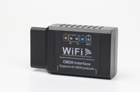 Escáner OBDII OBD 2 ELM327 WIFI V1.5, Herramienta de Diagnóstico para Automóviles, ELM 327 Negro