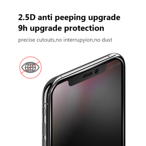 Bolsa de aire de privacidad para teléfono móvil, película protectora de cristal templado para iphone 12 mini, accesorio para oppo a5 2020 - Product Image 2