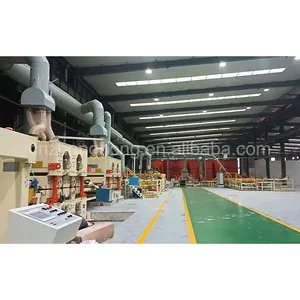 Linha de produção multifuncional de telhas de silicato de cálcio para paredes exteriores, máquina de lajes de cimento em fibra