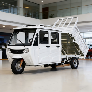 Tricycle à benne basculante motorisé |   Roues arrière doubles hydrauliques robustes pour <span class=keywords><strong>transport</strong></span> commercial/agricole/ingénierie, tricycle - Product Image 3