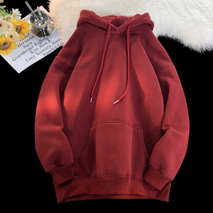 Custom Wholesale 450G Zwaargewicht Kleding 100% Katoenen Oversized Heren Stijve Dubbellaags Badstof Pullover Jack Hoodie - Product Image 4