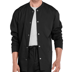Blouse médicale à col rond pour femme IBUF, en tissu sergé TC TS TRS, sans couture, facile à porter, plusieurs couleurs, nouvelle saison 2026 - Product Image 1