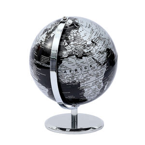 Soporte de acero inoxidable modelo World <span class=keywords><strong>Globe</strong></span> de 8 pulgadas con producto de metal tallado grabado - Product Image 1