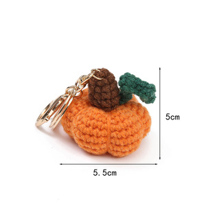 <span class=keywords><strong>Portachiavi</strong></span> Creativi Lavorati <span class=keywords><strong>a</strong></span> Mano, Ciondoli in Cotone all'Uncinetto <span class=keywords><strong>a</strong></span> Forma di Cartone Animato, Accessori da Appendere per Borse, Regalo - Product Image 2