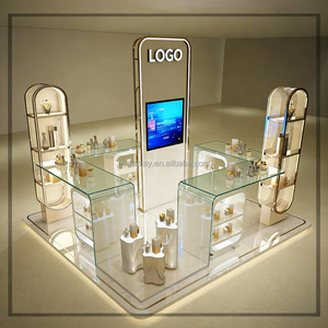 Espositore per Cosmetici, Scaffale per Profumeria, Vetrina Espositiva, Attrezzatura Decorativa per Negozi di Bellezza - Product Image 3