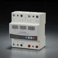 Nouvelle Conception 4P 220V 63A Protection contre les surtensions et les sous-tensions réglable ATS Commutateur de transfert automatique