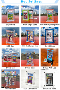 Protecteur de pare-chocs personnalisé en acrylique magnétique avec fond PSAed Bgs pour Pokémon, vitrine d'exposition - Product Image 4