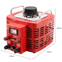 Kampa 110V 0.5KVA AC monophasé Type de contact Régulateur de tension manuel réglable Transformateur Variac