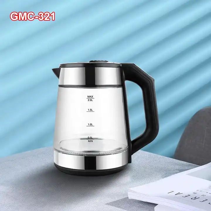 Variable Temperature Electric Kettle 2.0L Glass for Tea Coffee Keep Warm Function Boil-Dry Protection Kitchen Appliances