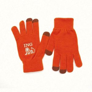 Gants d'hiver tricotés personnalisés en gros avec compatibilité écran tactile pour cadeaux d'affaires et promotionnels - Product Image 3