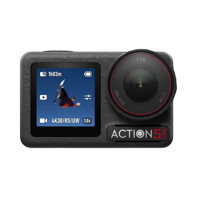 Go Pro Osmo Action 5 Pro 4K 30fps Flagship Action Camera 1.3-inch Screen Motorcycle Riding Vlog Travel Photography