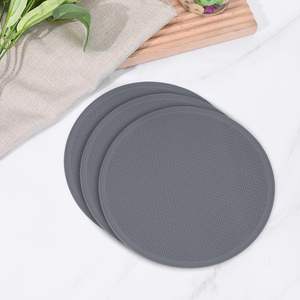 New Innovation Silicone <b>Microwave</b> Oven Mat Round Shape <b>Heat</b> Resistant Mat BPA Free Kitchen Trivet Mat Hot <b>Pads</b> Pot Holders - Product Image 3