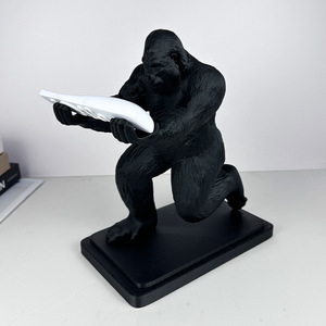 Adorno de Gorila Congelado Impreso en 3D, Soporte para Cigarros y Almacenamiento, Modelo de Escritorio Escala 1/12, Venta Caliente Transfronteriza - Product Image 3