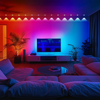 Parque de Atracciones Navidad permanente Pixel Led Point Lights Decoración al aire libre Pixel Smart Eave Strings Light
