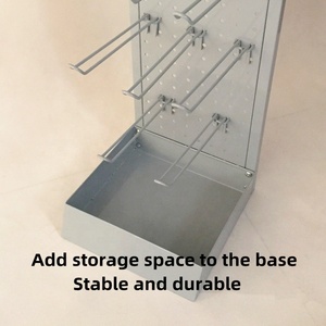 Nhỏ Máy cạo râu điện phần cứng dụng cụ cầm tay điện thoại Phụ kiện hiển thị giá đứng tùy chỉnh cửa hàng kim loại Pegboard đồ chơi tối ưu - Product Image 4