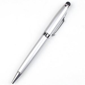 Stylo publicitaire de haute qualité avec logo personnalisé, stylet tactile en métal, à un prix avantageux - Product Image 3