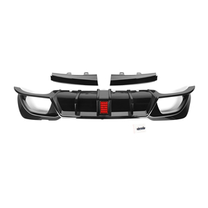 Diffusore Posteriore Stile <span class=keywords><strong>C</strong></span> in ABS con Luce LED per <span class=keywords><strong>BMW</strong></span> Serie 3 G20 Sports Pre-LCI 2019-2022 - Product Image 1