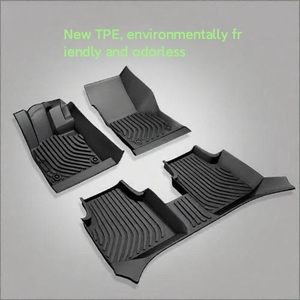 Juego Completo de Tapetes para Auto TPE, 4 Piezas, Ajuste Personalizado, Impermeables, Antideslizantes, con Rayas, <span class=keywords><strong>Precio</strong></span> al por Mayor - Product Image 2