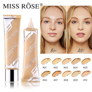 كريم أساس سائل طبيعي 10 ألوان مرطب للتحكم في الزيوت معدن مخفي يدوم طويلاً - Product Image 1