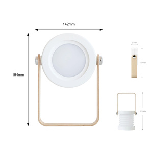 Lámpara de Noche para Bebés, Cuidado de la Vista, Control Táctil, Regulable, Lámpara de Noche Recargable, Linterna LED Plegable, Luz Blanca Cálida - Product Image 2