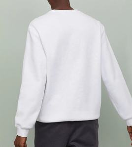 Custom Men's Plain White Fleece Hoodie con cuello con capucha Winter Season Dyed Technics - Product Image 5