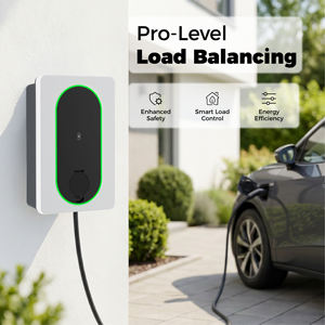 Station de recharge pour véhicules électriques, <span class=keywords><strong>mode</strong></span> <span class=keywords><strong>3</strong></span>, câble de <span class=keywords><strong>type</strong></span> <span class=keywords><strong>2</strong></span>, station murale intelligente à équilibrage de charge dynamique, fabrication OEM - Product Image 1