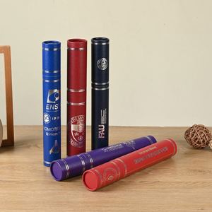 Tube en papier kraft personnalisé pour feux d'artifice, emballage en tube de papier A4, support pour diplôme de remise de diplôme, certificat, parchemin pour la remise des diplômes - Product Image 1