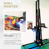 Impresora de Pared Vertical Inteligente 3D, Máquina de Impresión de Pared de Inyección de Tinta UV de Alta Precisión para Uso Comercial y Decoración del Hogar