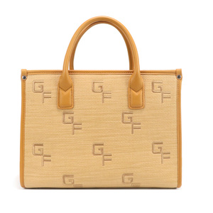 Bolsa de Playa de Gran Capacidad para Mujer, Diseño de Correa de Hombro de Cuero PU, Bolsa de Compras para Vacaciones - Product Image 2