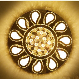 Luz led de techo con diseño de flores decorativas para interior, de lujo para iluminación moderna sala de estar, venta al por mayor - Product Image 3