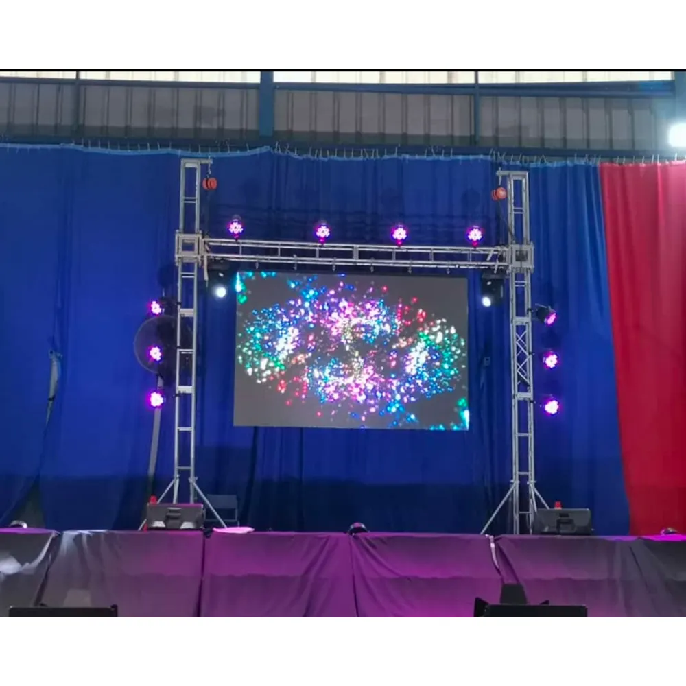 Excellent Quality HD 500*1000mm Outdoor Indoor Video LED Display For Rentals Plazas Stages Music Festivals