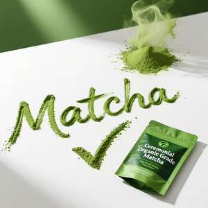 Té Matcha Orgánico Puro en Polvo NOP, Té Instantáneo en Polvo, Té Saludable para Adelgazar, Grado Alimenticio, Venta al por Mayor, Caja de 100g, a Granel - Product Image 1