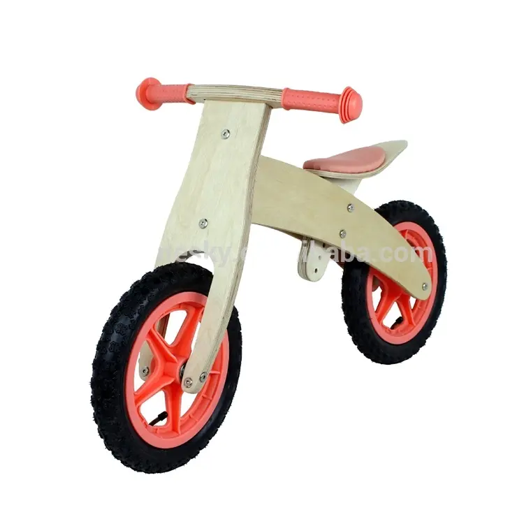 Personalizada de fábrica equilíbrio ecológico de madeira crianças bicicleta para 3-6 anos com adesivo <span class=keywords><strong>DIY</strong></span>
