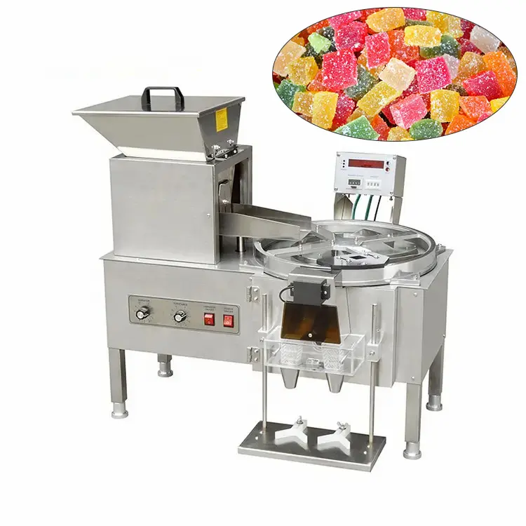 Hot sell counting machine for different size shape candy soft gummy screw nuts seeds