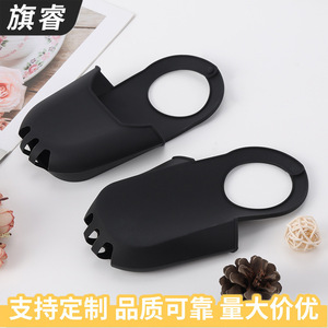 Silicone Sponge Dishcloth Storage Bag Black Drain Holder For Kitchen Sink Faucet Washbasin Minimalist Design - Product Image 3