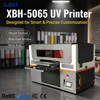 Impresora UV de Cama Plana XBH A1 50x65cm con 3 Cabezales y Alineación Visual para Acrílico, Cerámica, DTF, Película AB, Cuero, Botellas, CMYK, Blanco y Barniz