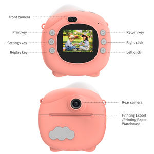 Appareil photo instantané pour enfants avec capteur d'image CMOS, type de support MicroSD et fonction MP3 supplémentaire pour les jeux d'enfants - Product Image 2