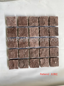 G654 flamed Tumble gạch đường lái xe pavers ngoài trời lối đi Cobblestone Granite lát đá với lưới - Product Image 6