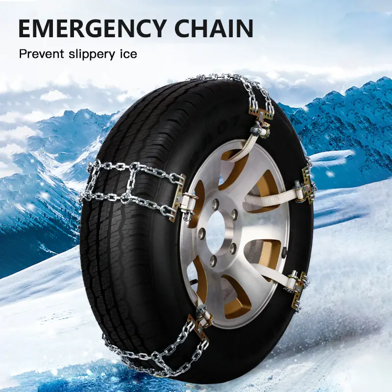 BOHU, todos los tamaños, neumático de rueda, cadena antideslizante, cadenas de nieve, cadenas de neumáticos antideslizantes para nieve de emergencia para coche