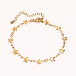 Pulseras de Acero Inoxidable Estilo Océano, Resistentes al Agua, con Forma de Estrella de Mar, Chapadas en Oro, Joyería de Moda - Product Image 2