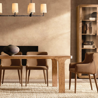 Fauteuil de salle à manger en tissu inclinable, choix d'ameublement pour la maison et la cuisine, chaise de salle à manger contemporaine ergonomique à accoudoirs courbes