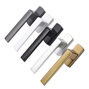 Sistema de manijas para puertas y ventanas de aleación de aluminio, accesorios para puertas y ventanas, manija recta, fuente de manijas rectas, seguras y duraderas - Product Image 3