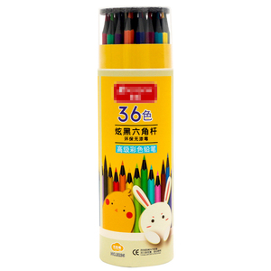 Ensemble de crayons de couleur en bois Bonvada - Emballage personnalisé multicolore pour le dessin et le graffiti - Product Image 4