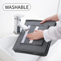 Placard imperméable à 4 étagères, tissu Non tissé, organisateur de garde-robe économie d'espace, sac de rangement pliable suspendu avec tiroir