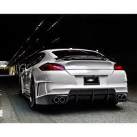 Kit carrosserie V Style en FRP pour Porsche Panamera 970 2010-2013 : Lame de pare-chocs avant, jupes latérales, diffuseur de pare-chocs arrière, spoiler